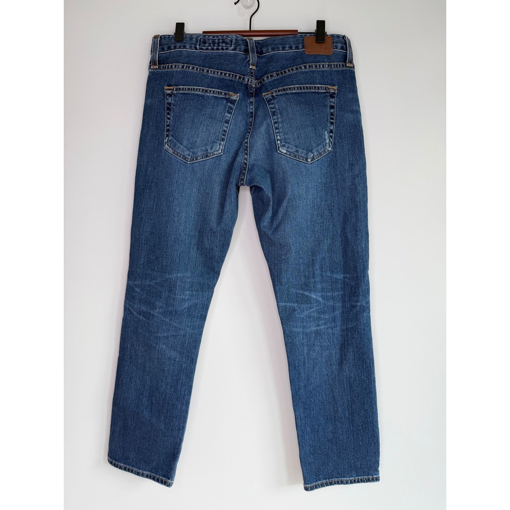 AG Adriano Goldschmied The Ex-Boyfriend Slim Distressed Womens 28R Blue - Picture 2 of 9
